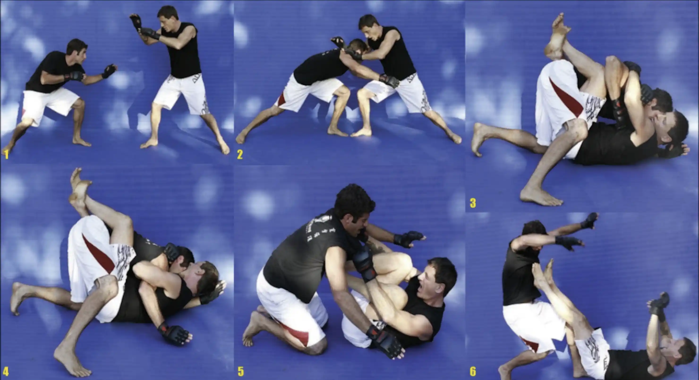 Paul Vunak applying a kina mutai bite from the closed guard in contemporary Jeet Kune Do