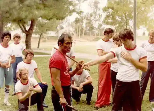 Paul Vunak training with Dan Inosanto